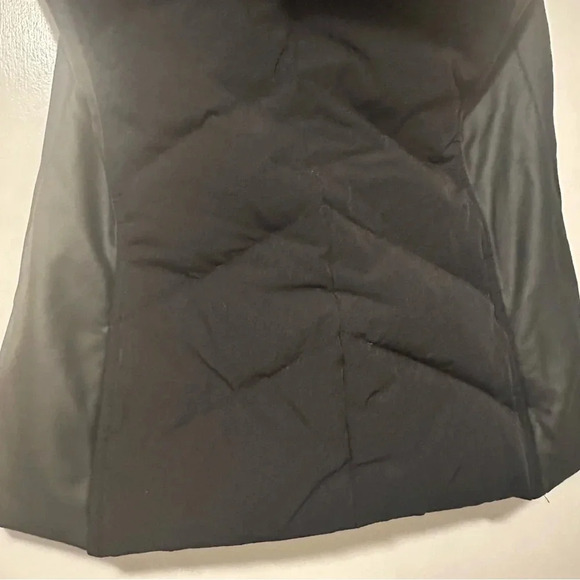 Blanc Noir black hooded vest faux fur size XS - Picture 3 of 6